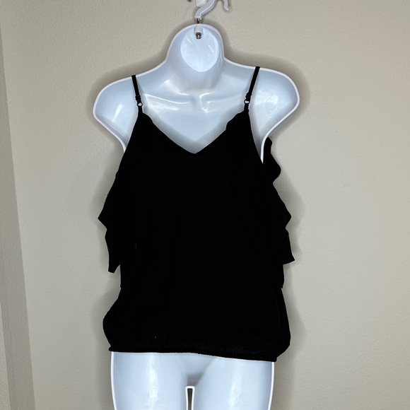 Moa Moa Black Off-Shoulder Ruffle Blouse - Picture 3 of 3